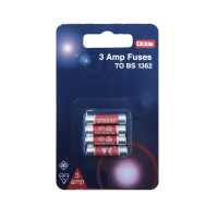 LYVIA 3A FUSES BS1362 4PK