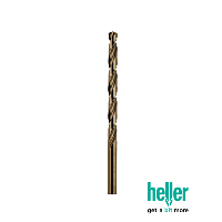 HELLER 10X 8MM HSS-CO COBALT METAL DRILL BITS