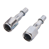 AMTECH 2PC 1/4" BAYONET AIRLINE FITTING FEMALE