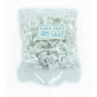 MARKUP 100PC 12MM WHITE CABLE CLIPS