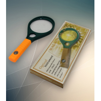 MARKUP 90MM HAND MAGNIFYING GLASS WITH COMPASS