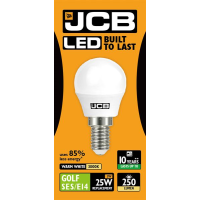 JCB GOLF LED 3w (25w) 250lm WARM WHITE E14- 3000K (W)