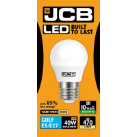 JCB GOLF LED 6w (40w) 470lm WARM WHITE E27- 3000K (W)