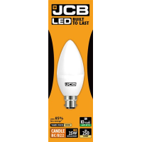 JCB CANDLE LED 3w (25w) 250lm WARM WHITE B22- 3000K (W)