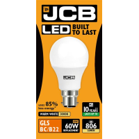 JCB GLS LED 10w (60w) 806lm WARM WHITE B22- 3000K (W)