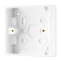 BG 32MM 1 GANG PLASTIC SURFACE BOX