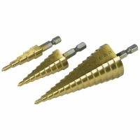 MARKUP 3PC HSS STEP DRILL SET