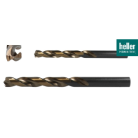 HELLER 10X 1.0MM HSS-G SUPER DIN 338 RN STEEL DRILL BITS