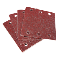 AMTECH 10PC SQUARE SANDING SHEET SET P60 GRIT 110X100Mm