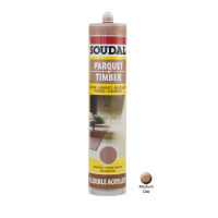 SOUDAL WOOD TIMBER & PARQUET SEALANT- MED OAK