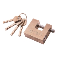 AMTECH 50MM STEEL SHUTTER PADLOCK