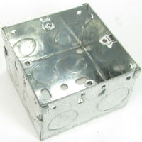 47MM 1 GANG METAL BACK BOX- HGS06-01