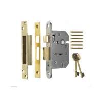 ERA VISCOUNT 5 LEVER SASHLOCK 2.5" BRASS (D/BLISTER)