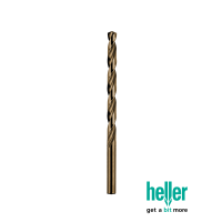 HELLER 10X 4MM HSS-CO COBALT METAL DRILL BITS