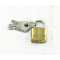 MARKUP 20MM SOLID BRASS TRI-CIRCLE PADLOCK