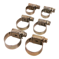 AMTECH 6PC HOSE CLIP SET