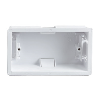 2 GANG 35MM DRY LINING PLASTIC BACK BOX- 908-01