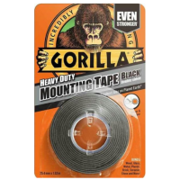 GORILLA HEAVY DUTY MOUNTING TAPE BLACK