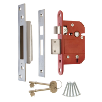 ERA FORTRESS 5 LEVER SASHLOCK 3" SATIN (BOXED)