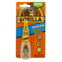 GORILLA SUPER GLUE BRUSH & NOZZLE BOTTLE