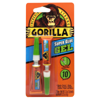 GORILLA SUPER GLUE  2 x 3G TUBES (GEL)