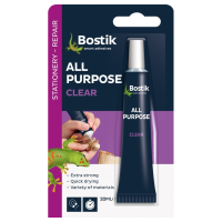 BOSTIK 20ML ALL PURPOSE GLUE- CLEAR