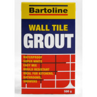 BARTOLINE 500G WHITE WALL & TILE GROUT