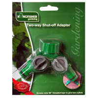 KINGFISHER TWO WAY SHUT-OFF ADAPTOR