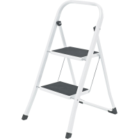 MARKSMAN 2 STEP RUBBER LADDER WITH NON SLIP CARPET