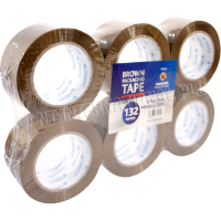 MARKSMAN 2" (48MM) X 132M BROWN PARCEL TAPE