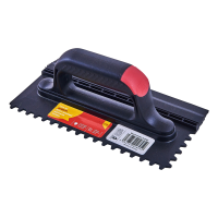 AMTECH 6MM NOTCHED ADHESIVE TROWEL WITH SQUEEGEE BLADE