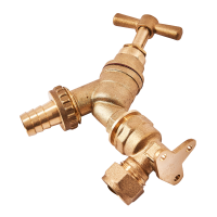 AMTECH 1/2" x 3/4" BRASS TAP & HOSE ADAPTOR