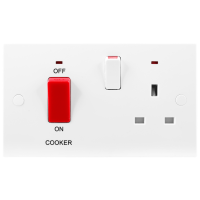 BG 45AMP COOKER UNIT WITH SOCKET- 970-OJ