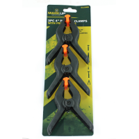 MARKUP 3PC 4" PLASTIC SPRING CLAMP SET