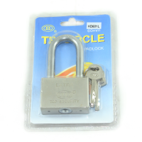 MARKUP 60MM TRI-CIRCLE LONG SHACKLE SQUARE PADLOCK