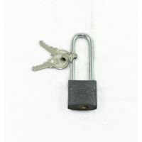 MARKUP 25MM TRI-CIRCLE CAST IRON LONG SHACKLE PADLOCK