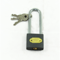 MARKUP 38MM TRI-CIRCLE CAST IRON LONG SHACKLE PADLOCK