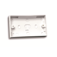 SELECTRIC 25MM 2 GANG PLASTIC SURFACE BOX