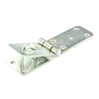 SECURIT HASP AND STAPLE HD ZP 185MM