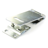 SECURIT SAFETY HASP & STAPLE ZINC PLATED 115MM