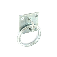 SECURIT RING ON PLATE ZINC PLATED 50MM