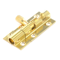 SECURIT BRASS DOOR BOLT 1" WIDE 50MM