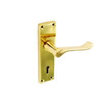 SECURIT VICTORIAN SCROLL LOCK HDLS 150MM