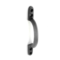 SECURIT PULL HANDLE CAST BLACK 150MM