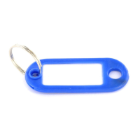 SECURIT KEY RING W. TAB ASSORTED COLOURS