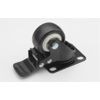 MARKUP 2" BLACK CASTOR WHEEL SWIVEL WITH BRAKE