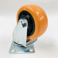 MARKUP 3" ORANGE CASTOR WHEEL SWIVEL