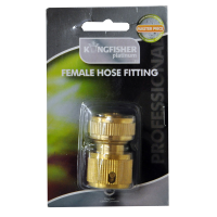 KINGFISHER GARDEN PRO MASTER BRASS FEMALE HOSE FITTING