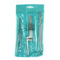 MARKUP 3PC STAINLESS STEEL TWEEZER SET