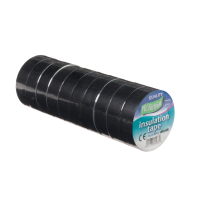 ULTRATAPE BLACK 20M PVC TAPE (10RLS)